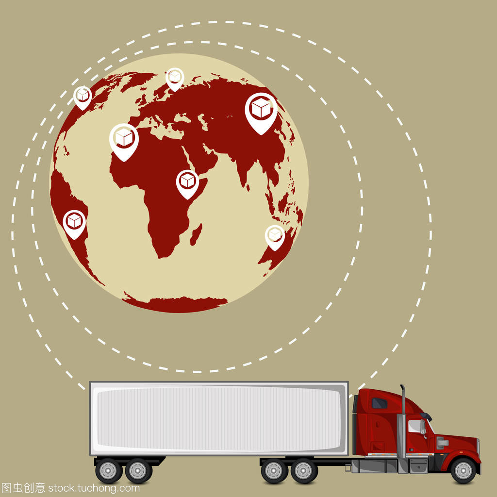 商业用道路货物运输的全球网络